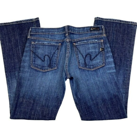 Citizens Of Humanity Dita Petite Bootcut Jeans Size 30 Mid-Rise Stretch Denim Ma - Picture 3 of 13